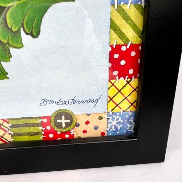 Home Interiors Don Easterwood Snowman Framed Print - Picture 3 of 8